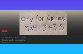 A faux Fb occasion disguised as a math drawback has been considered one of its high posts for six months