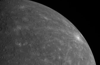 One thing Massive Is Twisting Mercury’s Crust