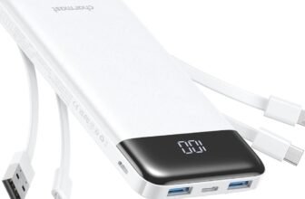 This Transportable Charger with 4 Constructed-in Cables is 40% Off, Now at an All-Time Low on Amazon