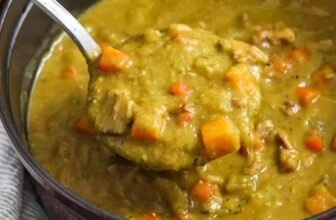 Cut up Pea Soup