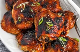 Sticky Rooster Thighs