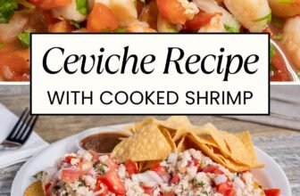 One of the best ceviche recipe (with cooked shrimp!)
