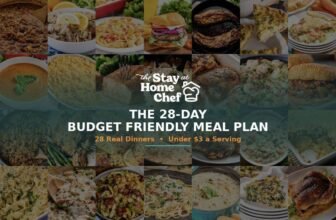 28 Day Finances-Pleasant Dinner Meal Plan